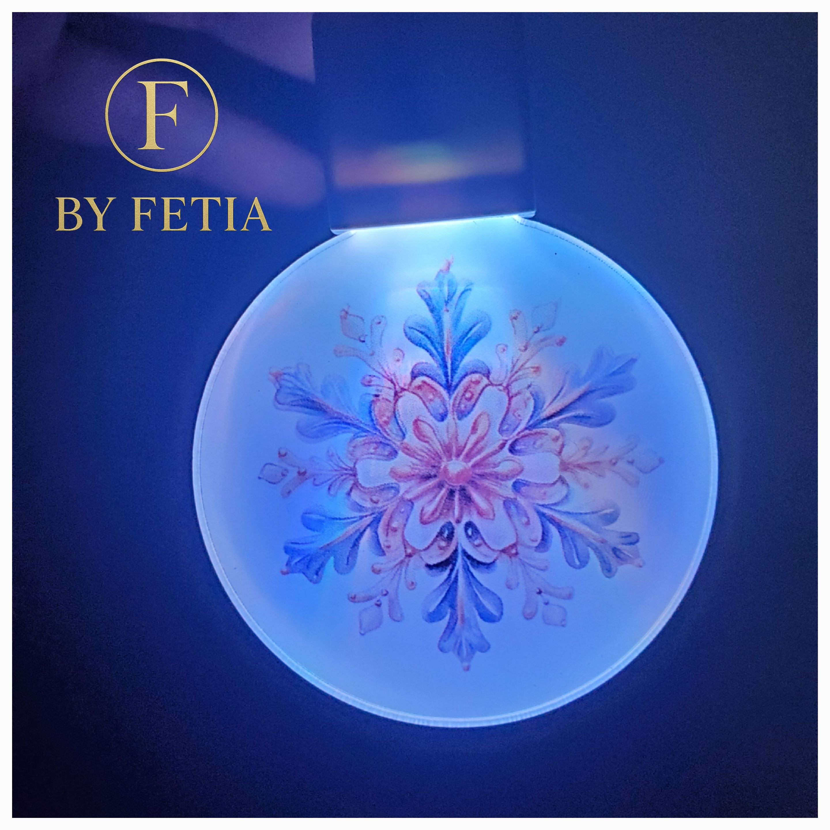 Boules de Noel Lumineuses "By Fetia"