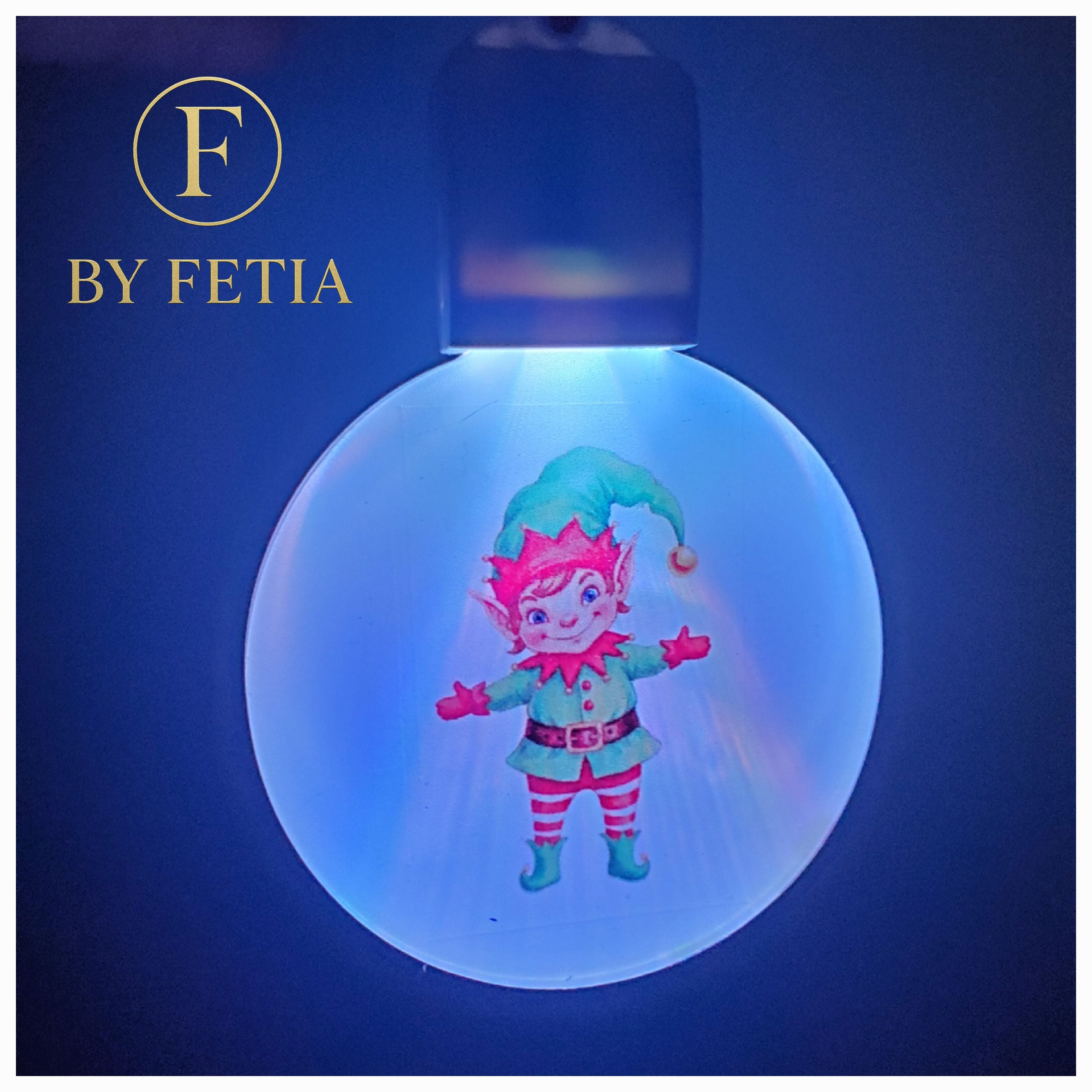 Boules de Noel Lumineuses "By Fetia"