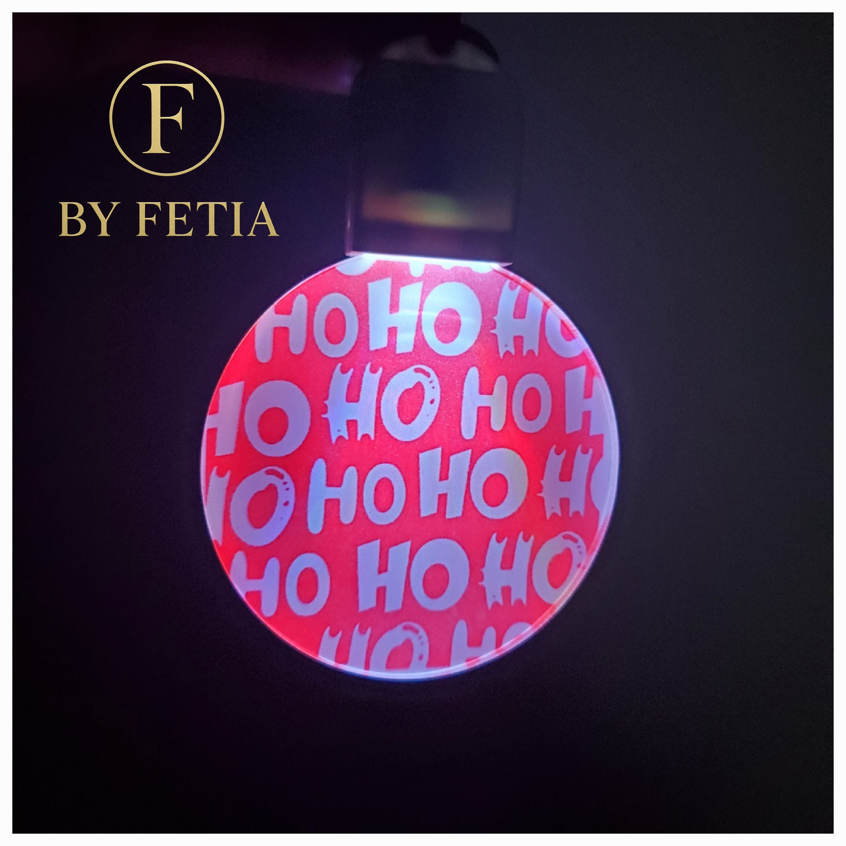Boules de Noel Lumineuses "By Fetia"