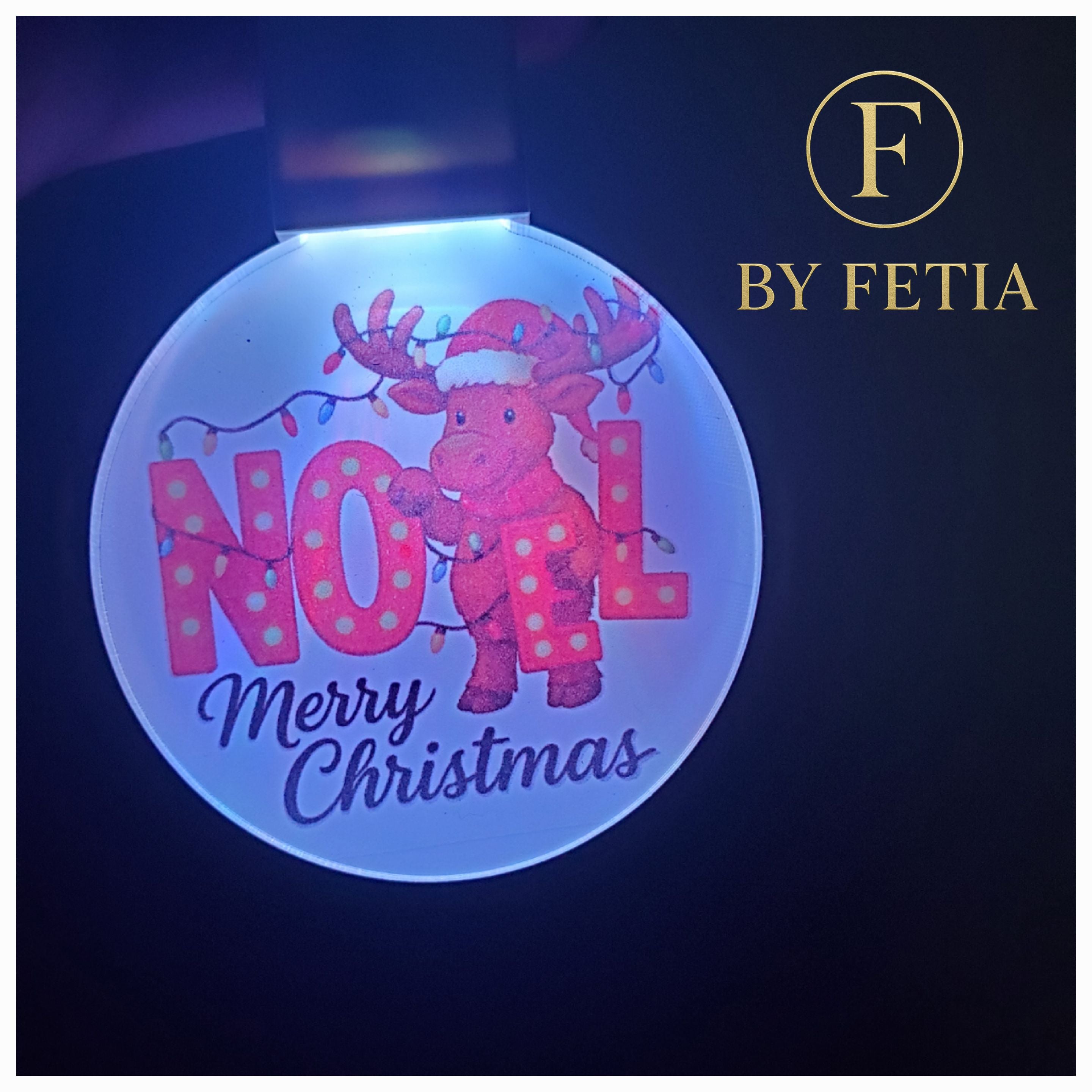 Boules de Noel Lumineuses "By Fetia"