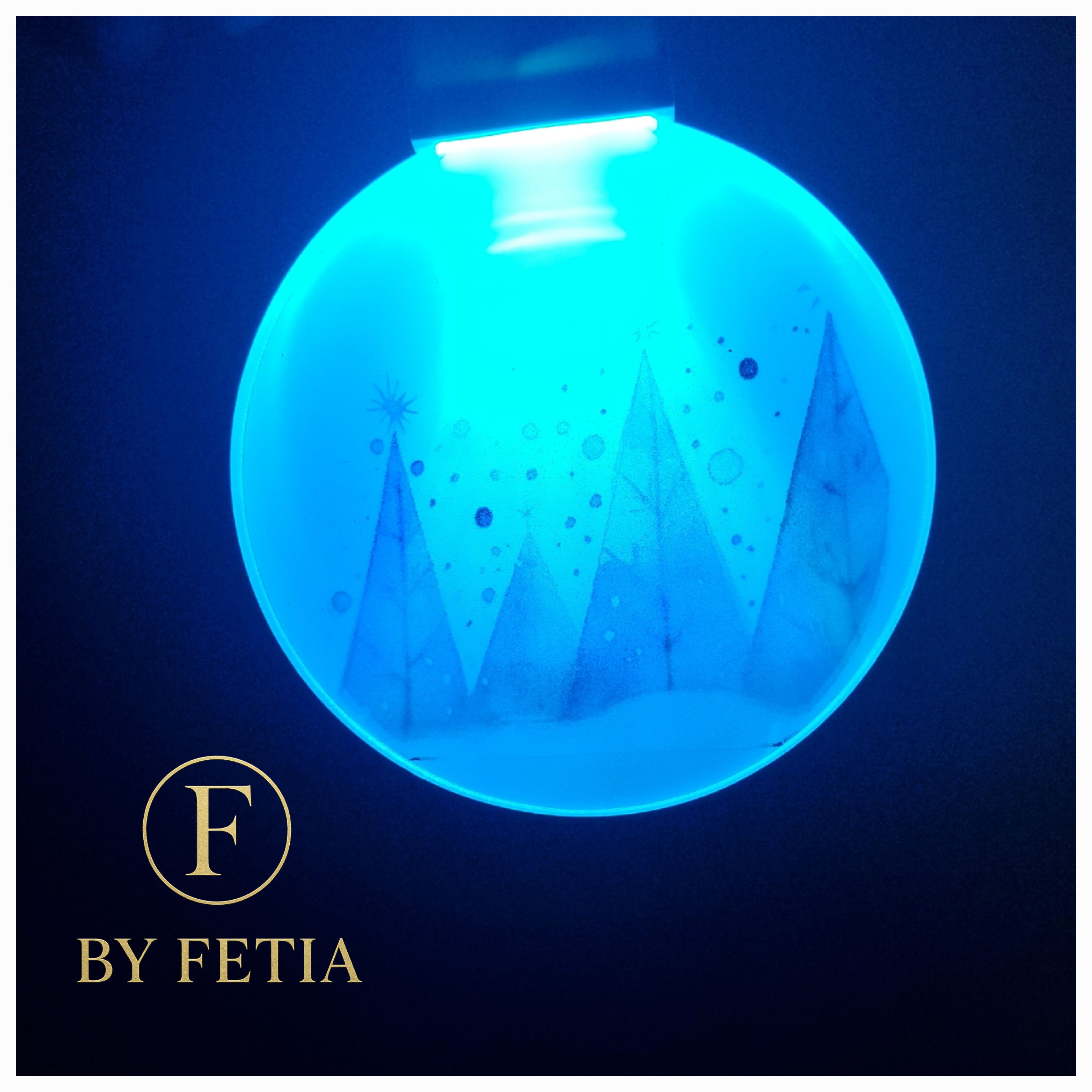 Boules de Noel Lumineuses "By Fetia"