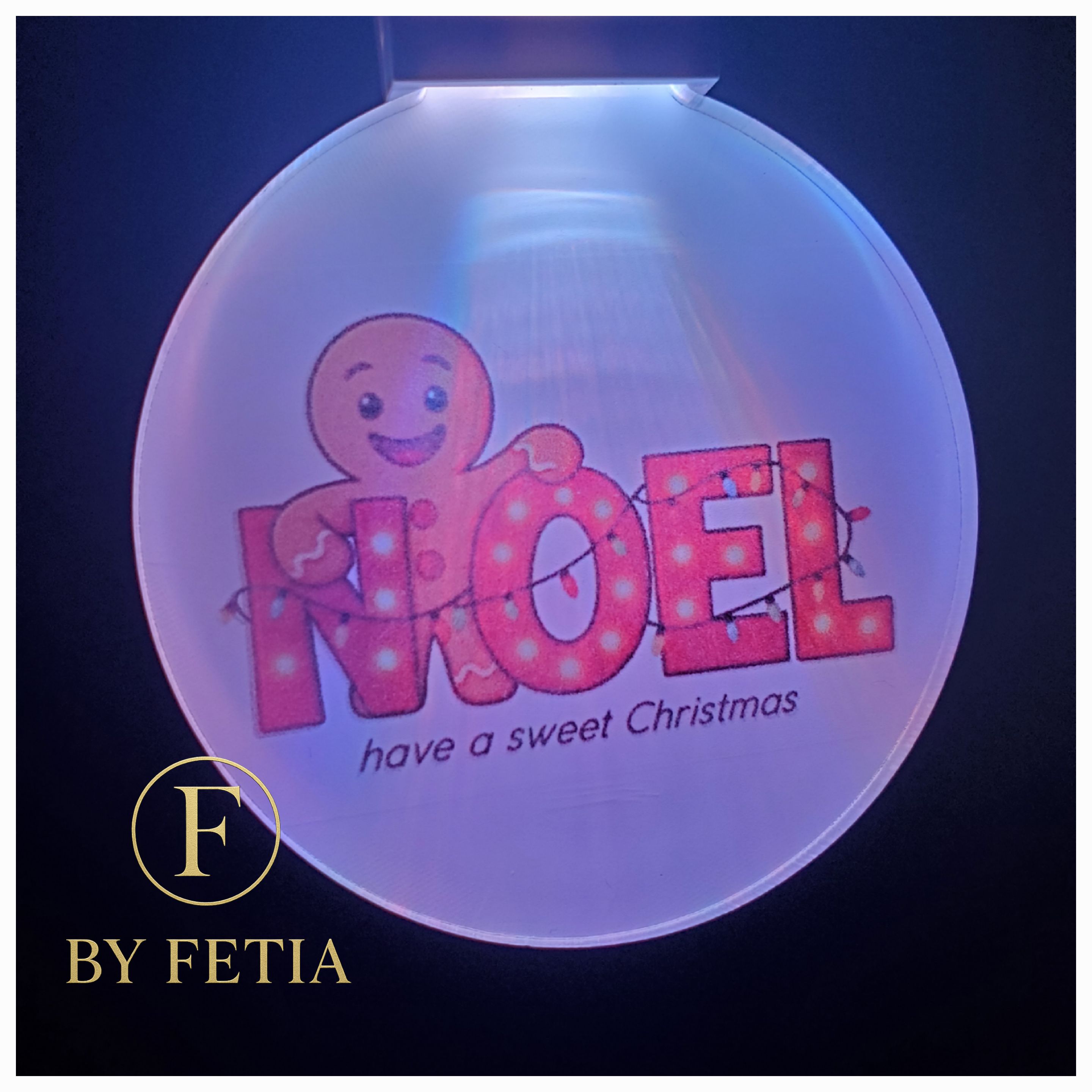 Boules de Noel Lumineuses "By Fetia"
