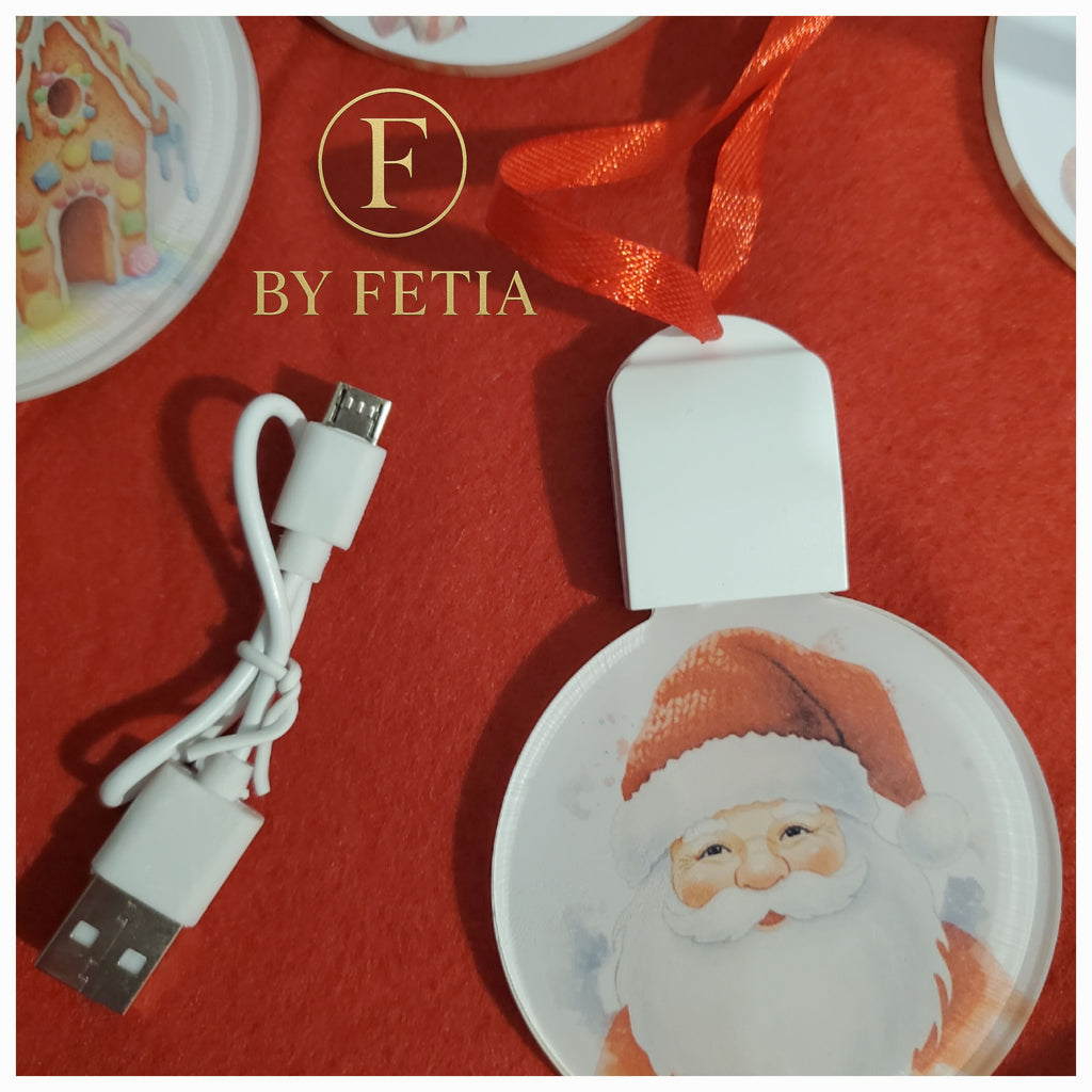 Boules de Noel Lumineuses "By Fetia"