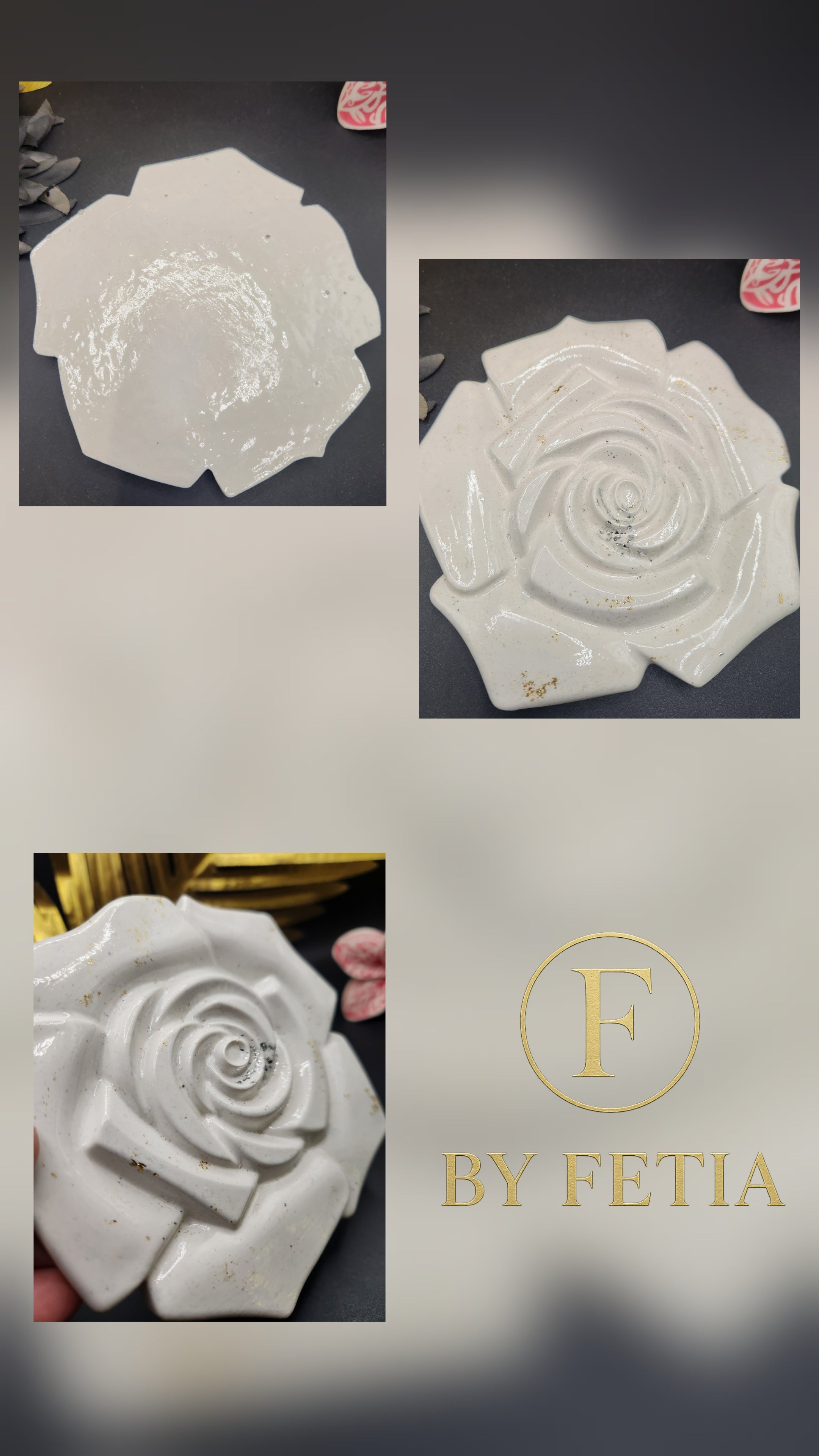 Vides poches ou Dessous de verre ou Déposes Bijoux "By Fetia"